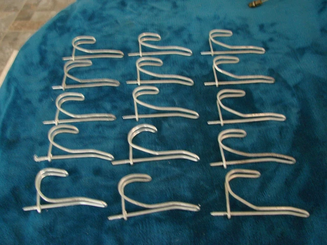 Vintage Lot Of 15  - Wire Coat Hooks. 3
