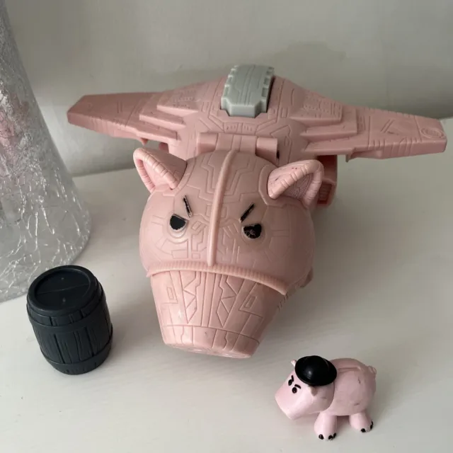 Toy Story Evil Dr Pork Chop Spaceship With Barrel Mattel 2009