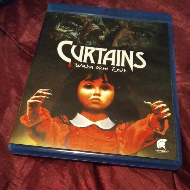 CURTAINS REGION B BLURAY SAMANTHA EGGAR JOHN VERNON HORROR No UK