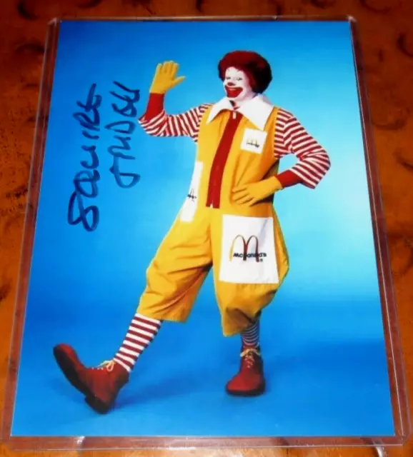 Squire Fridell Signed Funko Pop Ronald McDonald McDonald's HAND