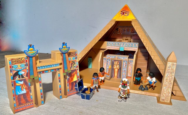 Pyramide égyptienne Playmobil Vintage – Sets 4240, 4242, 4243, 4244 – Complète Avec Boîte Et Notice