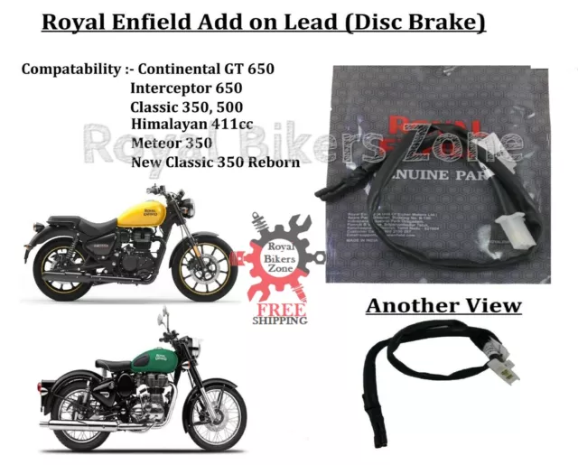 Royal Enfield Add Sur Câble (Disque Frein) Classique 500,Gt 535 & Himalaya 411cc