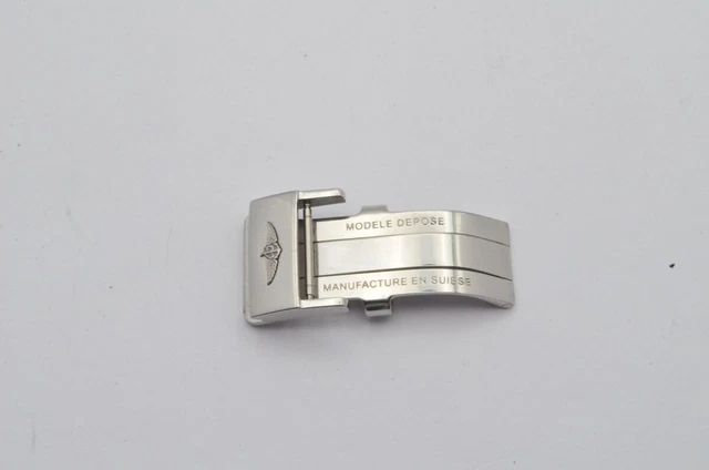 Bracelet De Montre Déployant ZRC - Acier Inoxydable Argenté - 18/18/20mm (Neuf)
