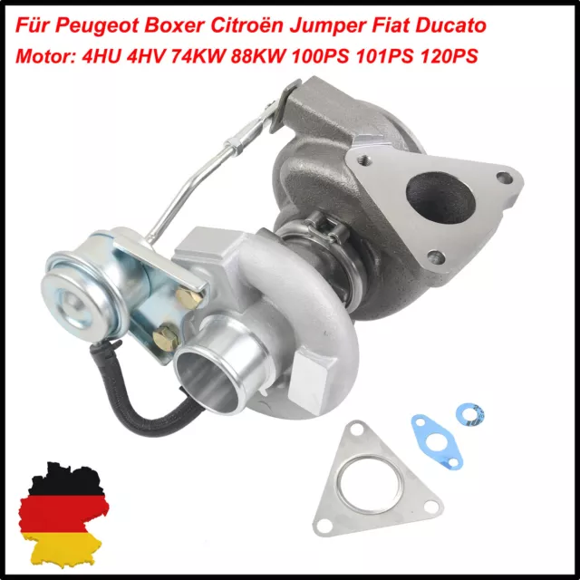 Turbolader für Citroën Jumper Peugeot Boxer 2.2 HDi 100 120 2.2D 0375.K7 74/88KW