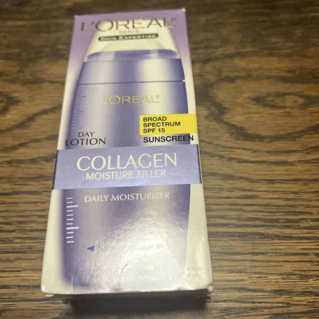 L'OREAL COLLAGEN MOISTURE FILLER DAILY MOISTURIZER 2 OZ BIN Rare