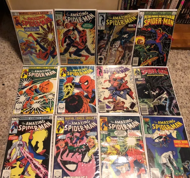 Amazing Spider-Man Lot VF 239 244 245 294 Hobgoblin 2nd App Kraven’s Last Hunt