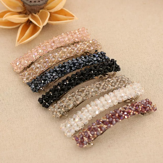 Girls Headwear Bling Hairpin Barrette Crystal Rhinestone Hair Clip