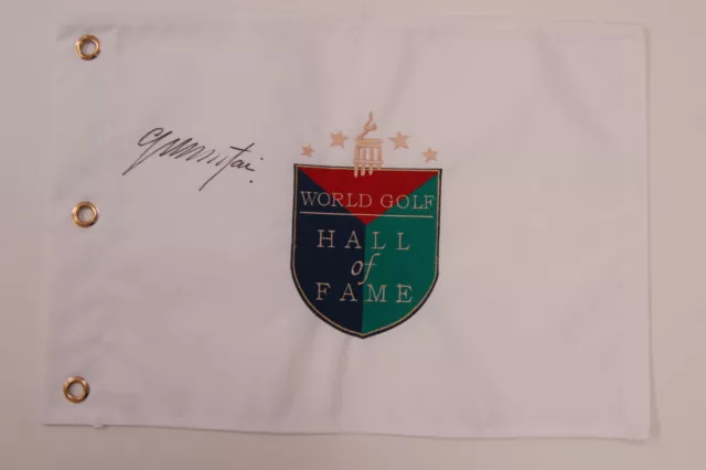 Colin MONTGOMERIE SIGNED Autograph RYDER CUP AFTAL COA Hall of Fame GOLF Flag