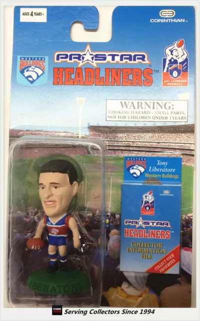 1997 Prostar AFL Headliner Figurine Tony Liberatore (Bulldogs)