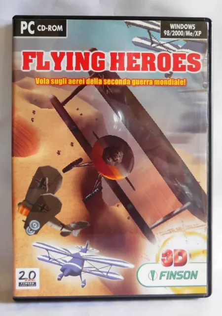 CD5239 VIDEOGAME 3D FINSON FLYING HEROES PC CD-ROM per WINDOWS 98/2000/Me/XP