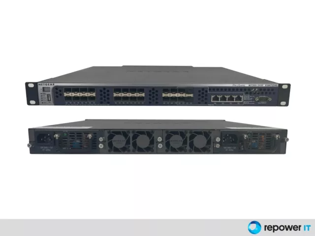 Netgear ProSafe M7300-24XF 24-Port 10GbE Managed Switch XSM7224S ! 2 x PSU !