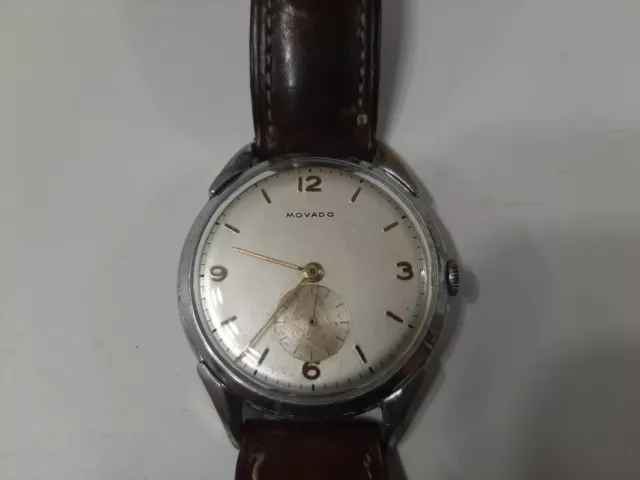 Movado Zenith orologio uomo vintage meccanico carica manuale 36 mm cal. 75