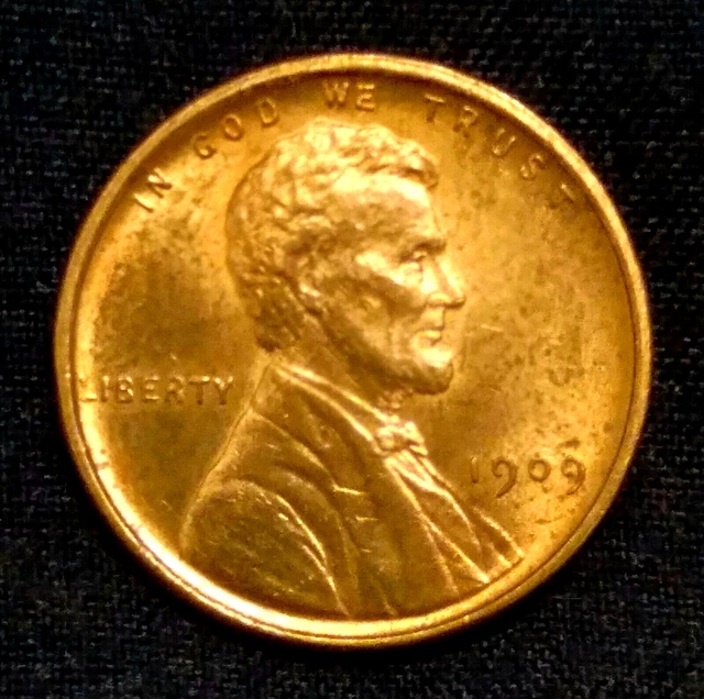 1909 VDB Lincoln Wheat Penny Cent Rare *KEY DATE* AU+ ~Higher Grade~