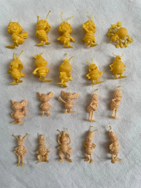 8 Figurines Chewing-gum Zemo – Maya L’Abeille & Dukin – PVC – Collection