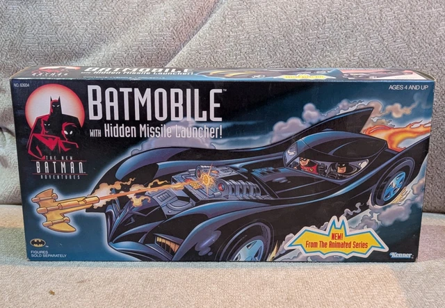 THE NEW ADVENTURES OF BATMAN BATMOBILE WITH HIDDEN MISSILE