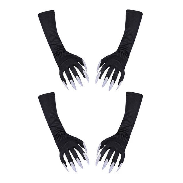 Garras de Disfraz 4PIEZAS Horror Uñas Difícil para Fiesta