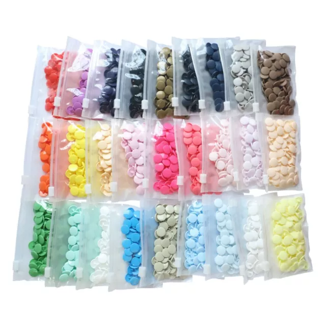 LOT de 10 sets - BOUTON PRESSION KAM T5 (12,4 mm) / BRILLANT - OEKO-TEX 100