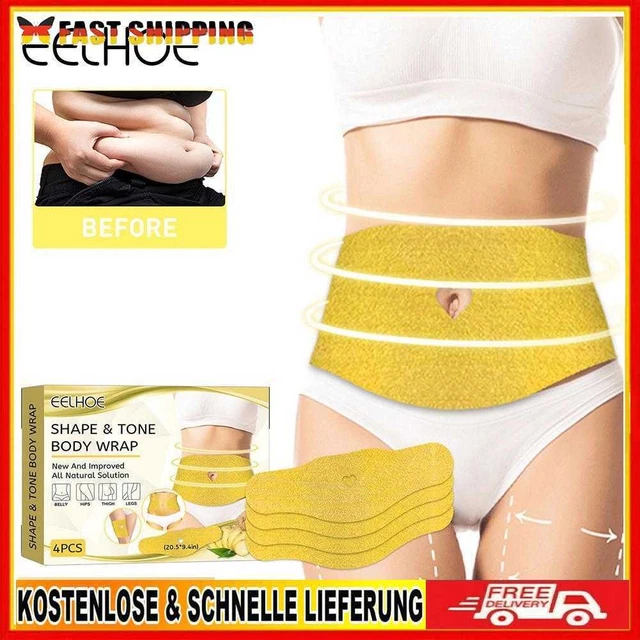 4pcs Firming Shaping Contouring Patch Weight Loss Slimming Body Wrap Plasters