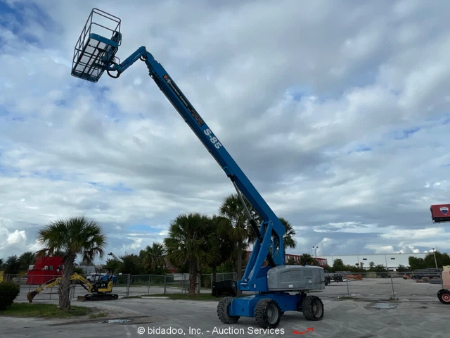 2014 Genie S85 85' 4WD Diesel Telescopic Boom Lift Man Aerial Platform