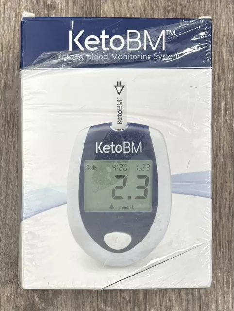 Sistema de Monitoreo de Sangre KetoBM Cetonas, Medidor Digital, Sellado-Nuevo, Envío Gratuito