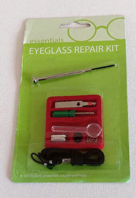 Kit Riparazione Occhiali Viti Ingrandimento Vetro Viti Driver Pinzette Ottiche