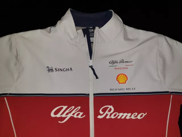 Alfa Romeo F1 Racing Team 2020 Softshell Like New XXL