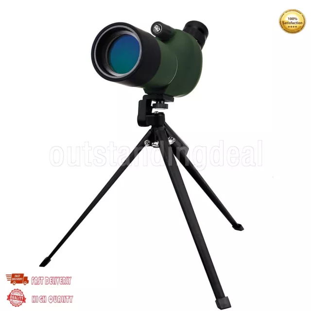 50mm 15-45x Waterproof Zoom Spotting Scope +Tripod for Bird Watching Targeting