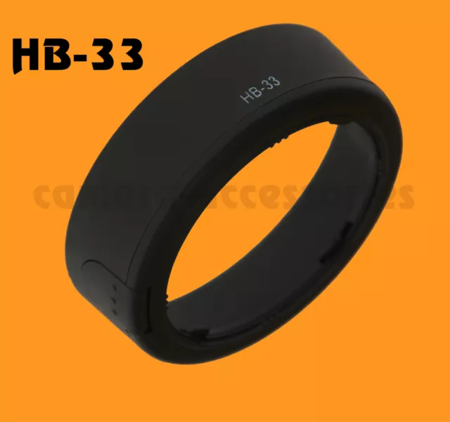 HB-33 Bayonet Lens Hood for Nikon Nikkor AF-S DX 18-55mm f/3.5-5.6G ED II