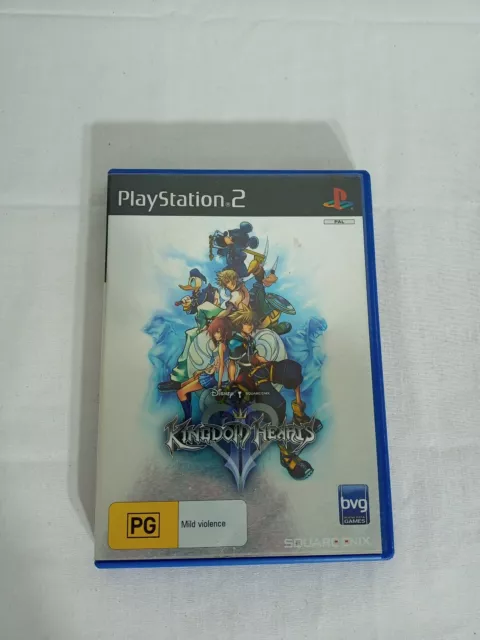 Kingdom Hearts 2 Sony Playstation 2 PS2 Complete Manual Tested