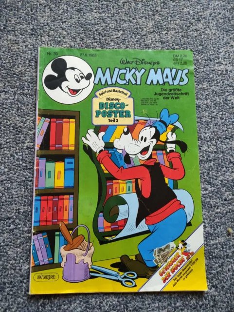 Walt Disneys Micky Maus Heft Nr. 39/27.9.1983 - ohne Extra