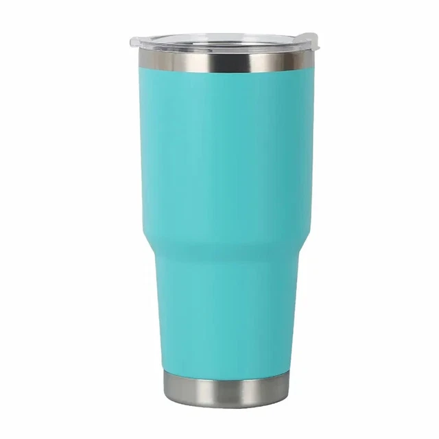 30 Oz Stainless Steel Insulated Tumbler Travel Mug For Hot Cold Coffee With Lid
