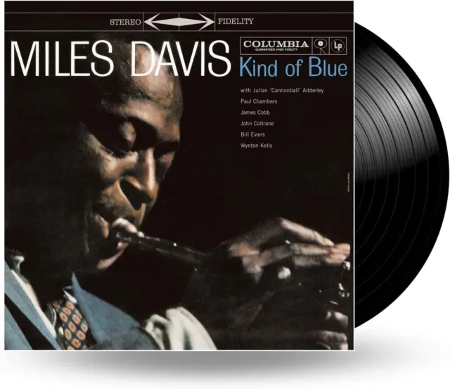 KIND of BLUE (VINYL) album by Miles Davis. Vinyl record LP. Classic music
