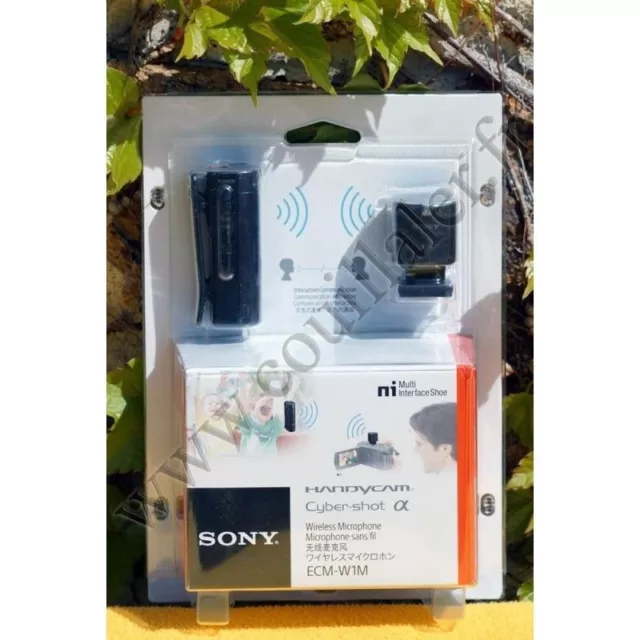 Microphone sans-fil Buetooth Sony ECM-W1M - Griffe MIS Multi-Interface Shoe