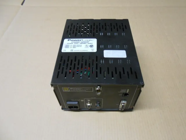 1 Used Square D Powerlogic 3050 Egw1 Ethernet Gateway 240 Vac 0.3 Amps 50/60 Hz