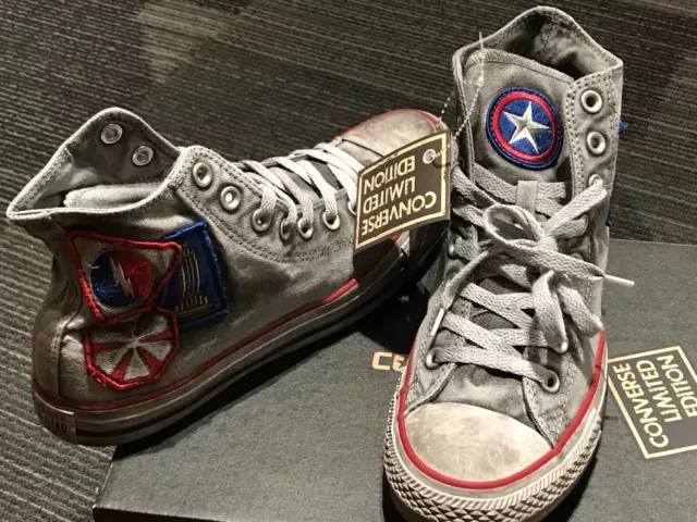 CONVERSE CHUCK TAYLOR All Star CTS Patchwork Smoke High Top 162900C M7.5 W9.5 110.00 PicClick