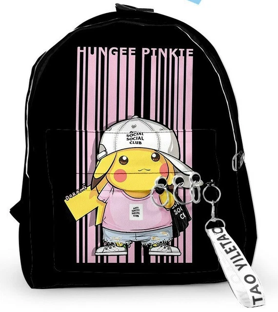 Sac à Dos Cartable Pokémon - Pikachu & Noctali - Enfant Maternelle/primaire - Polyester - Neuf Avec étiquettes