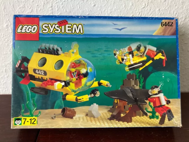 Lego System 6442 Forschungs-U-Boot, Sting Ray Explorer 1997 gebraucht