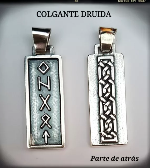 COLGANTE DRUIDA PLATA DE LEY 925ml, DRUIDA PENDANT IN SILVER OF LAW 925ml