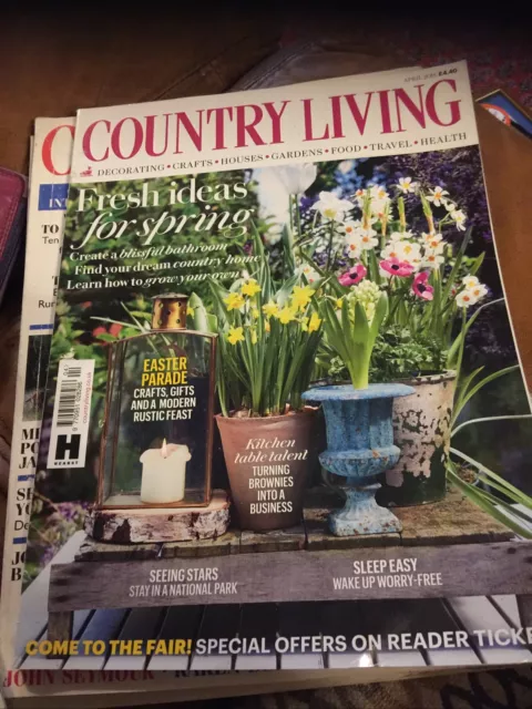 Country Living interiors/house/lifestyle magazine, April 2018