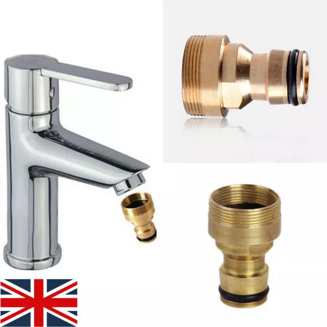 Universal Kitchen Tap Connector Mixer Garden Hose Adaptor Pipe Joiner Fitting UK