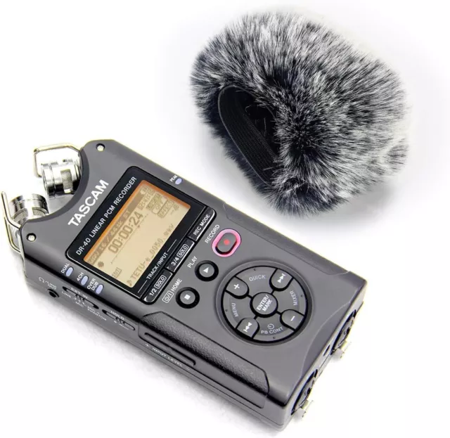 YOUSHARES DR40X Windscreen Tascam DR-40X DR-40 Portable Recorders DR40 Mic Dead
