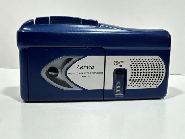 Lervia Dittafono/ Registratore Voce Micro Cassette KH 4111 Raro Vintage Audio