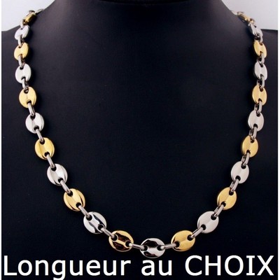 Camper Camper Collier Café Plage Repeat Collier Acier Inoxydable Ou 18k Or Chien T 