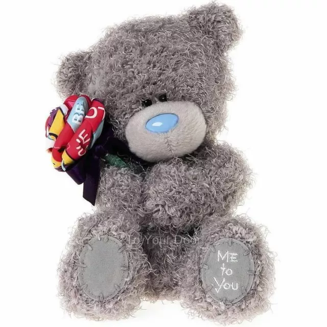 Me to You Valentines Day 7" Tatty Teddy Bear Holding Rose Girlfriend Gift 18cm