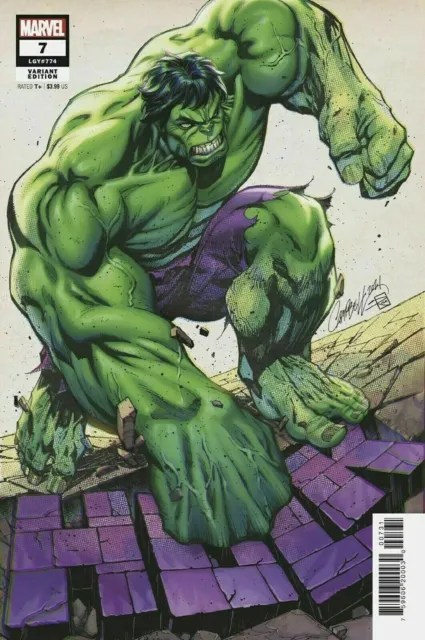 Hulk #7 J Scott Campbell Variant Banner of War Marvel Comic 1st Print 2022 VF