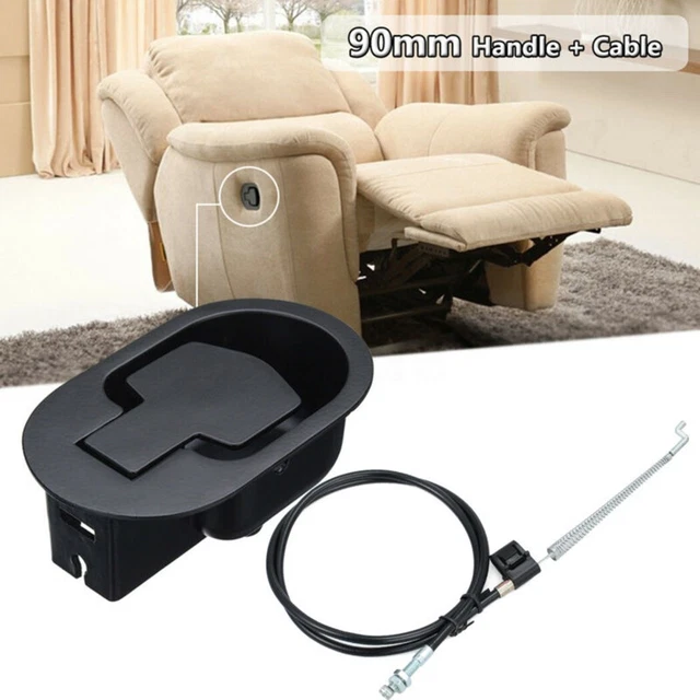 Palanca de mango de tracción silla de cable negro sofá hardware reclinable liberación