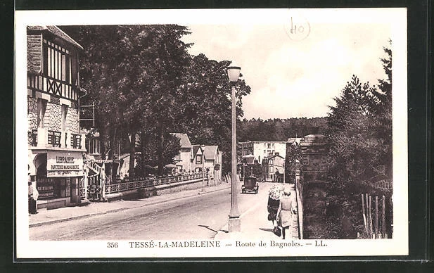CPA Tesse-la-Madeleine, Route de Bagnoles