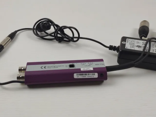 Miranda ADX-171P PicoLink Miniature SD-SDI Analog Audio Disembedder w/power supp