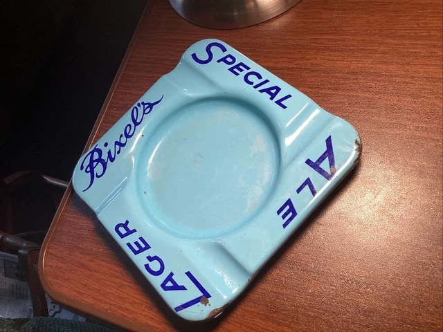 Vintage Bixel’s Special Ale Lager Ash Tray Porcelain Beer