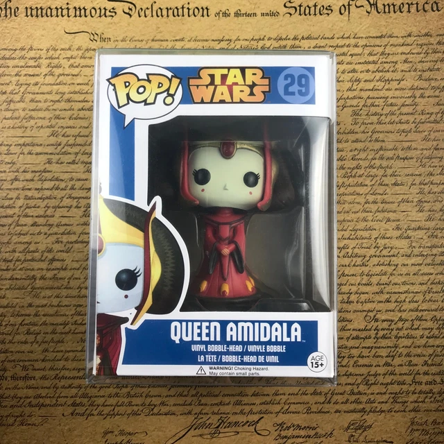 funko Pop Star wars Queen Amidala #29 Rare Vaulted Retired Toys w/Protector Mint